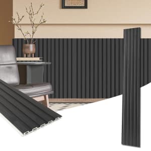 Art3d 48" x 6" WPC Wainscoting Panels 16-Pack: $85 w/ Prime
