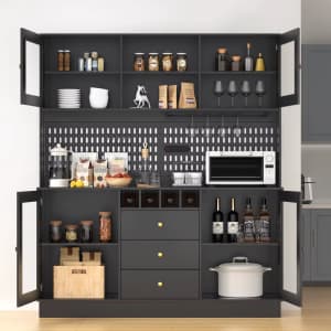 Large Kitchen Pantry Storage Cabinet: $218 Large Kitchen Pantry Storage Cabinet: $218