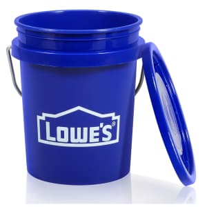 Lowe's 0.4-Quart Bucket w/ Lid: $1.98
