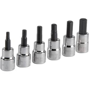 Craftsman Metric Hex Bit Socket Set 6-Piece: $19.99