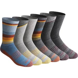 Dickies Men's Moisture Control Crew Socks 6-Pack: $5.09 Dickies Men's Moisture Control Crew Socks 6-Pack: $5.09