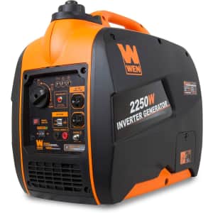 Wen 2250W Gas Powered Portable Inverter Generator: $376