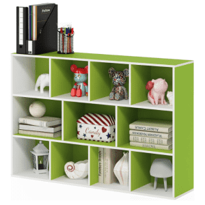 Furinno Reversible 11-Cube Bookcase: $46