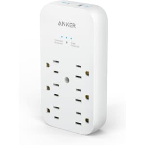 Anker 6-Outlet Extender with USB-C Charger: $16