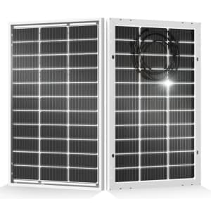 Eco-Worthy 100W Bifacial Solar Panel: $44