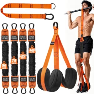 Fitense Pull-Up Assistance Bands 4-Pack: $17.39