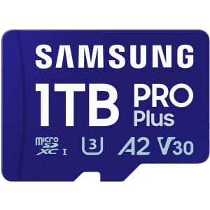 Samsung PRO Plus 1TB microSDXC Memory Card + Adapter: $75