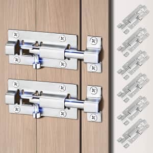 Barrel Bolt Latch 6-Pack: 59 cents