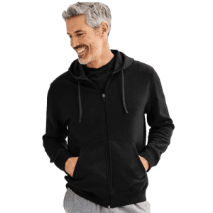 Tek Gear Men's Ultra Soft Fleece Zip Front Hoodie: $10