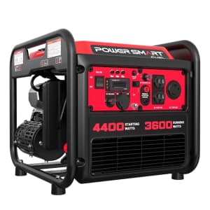 PowerSmart Portable 4,400W Gas Generator: $349.99