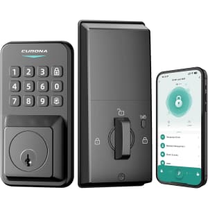 Cubona Keyless Entry Lock with Keypad & App Control: $44.95 in cart Cubona Keyless Entry Lock with Keypad & App Control: $44.95 in cart