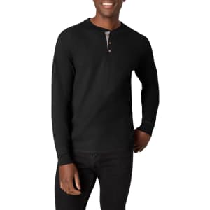 Hanes Men's Beefyt Henley Shirt: $4.99