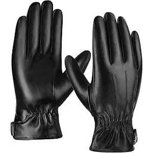 Aegend PU Leather Winter Gloves for Men: From $9.49 Aegend PU Leather Winter Gloves for Men: From $9.49