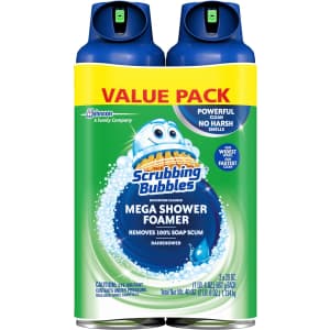 Scrubbing Bubbles 20-oz. Mega Shower Foamer 2-Pack: $7.02 via Sub & Save