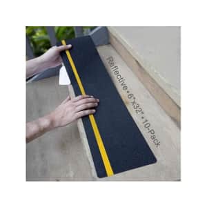LifeGrip Anti-Slip Traction Treads 10-Pack: Reflective for $17, Black for $14