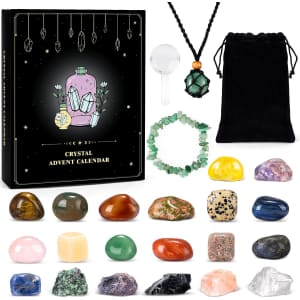 Natural Crystal Advent Calendar: $10 w/ Prime