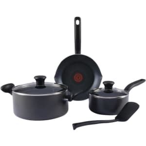 T-fal 6-Piece Initiatives Nonstick Cookware Set: $25