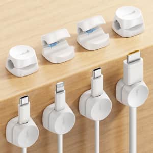 Lamicall Spring-Lock Cable Clip 8-Pack: $8.69