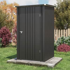 Patiowell 3x3-Foot Metal Lean-To Storage Shed: $110