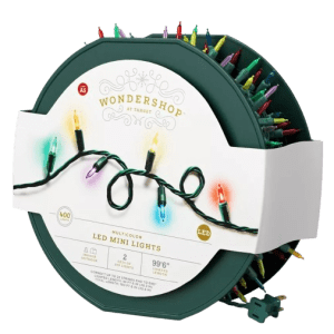 Wondershop Mini 400-LED Christmas String Lights Spool: $11