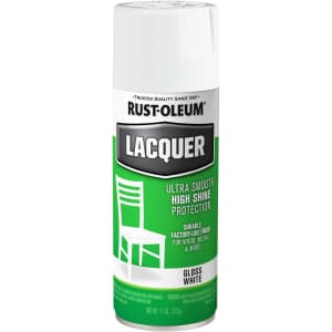 Rust-Oleum Lacquer 11-oz. Spray: $3