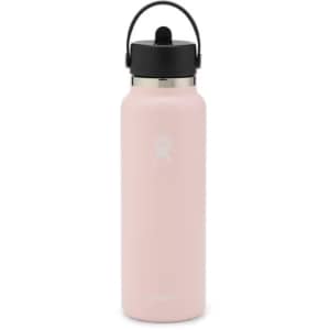 Hydro Flask 40-oz. Wide-Mouth Vacuum Water Bottle with Flex Straw Cap: $15