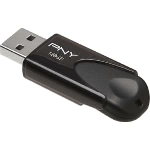 PNY 128GB Attaché 4 USB 2.0 Type A Flash Drive: $7.99 PNY 128GB Attaché 4 USB 2.0 Type A Flash Drive: $7.99