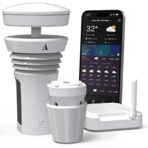 Tempest Weather Station with Wireless Sensors and Smart Home Integration: $279.20