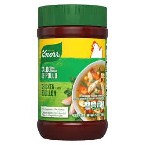 Knorr Chicken Flavored Granulated Bouillon 15.9-oz. Jar: $3.67 Knorr Chicken Flavored Granulated Bouillon 15.9-oz. Jar: $3.67