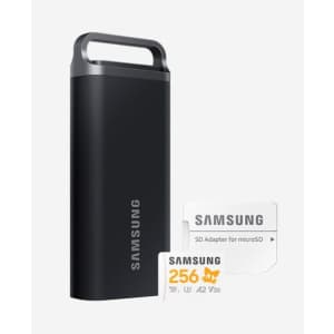 Samsung T5 EVO 4TB Portable SSD: $230 w/ free 128GB Sonic MicroSDXC & adapter