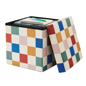 Mainstays Collapsible Storage Ottoman: From $11