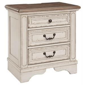 Ashley Realyn 3-Drawer Nightstand with USB Ports: $270 Ashley Realyn 3-Drawer Nightstand with USB Ports: $270
