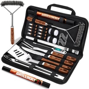 Rinpir 31-Piece BBQ Grill Accessories Set: $25.99