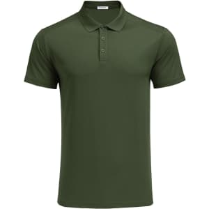 Pinspark Men's Quick Dry Golf Polo Shirt: $7.49