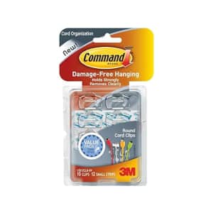 Command 10-Count Round Cord Clips: $7.05 Command 10-Count Round Cord Clips: $7.05