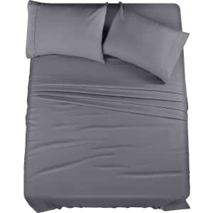 Utopia Bedding 4-Piece Queen Sheet Set: $13