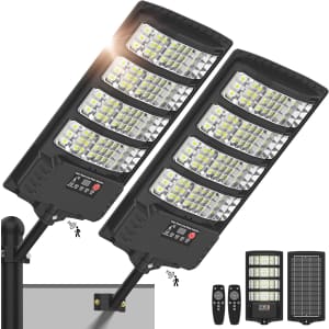 WYWNA Solar Lights Outdoor IP67 2-Pack: $35.99