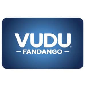 $50 Vudu Gift Card: $40