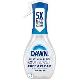 Dawn Powerwash Free & Clear 16-fl oz. Dish Spray: $2.85 Dawn Powerwash Free & Clear 16-fl oz. Dish Spray: $2.85