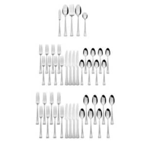 International Silver Fulton Satin 18.0 Stainless Steel 51-Piece Flatware Set: $29