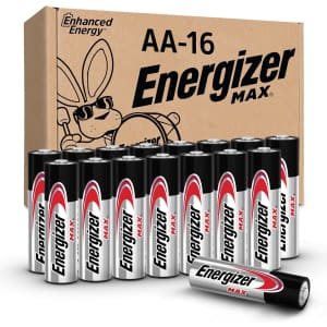 Energizer MAX AA Batteries 16-Pack: $10 w/ Subscribe & Save
