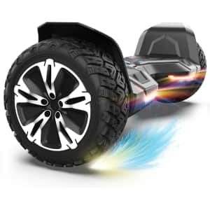 Gyroor Warrior 8.5" Off Road Bluetooth Hoverboard: $150 Gyroor Warrior 8.5" Off Road Bluetooth Hoverboard: $150