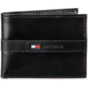 Tommy Hilfiger Men's Classic Leather Bifold Wallet: $12.72