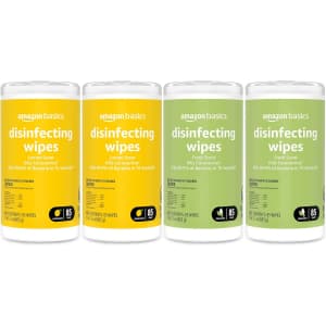 Amazon Basics Disinfecting Wipes 340-Pack: $11