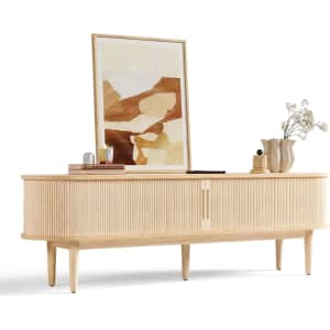 Linsy Home 70" Mid-Century TV Stand: $191.99 Linsy Home 70" Mid-Century TV Stand: $191.99
