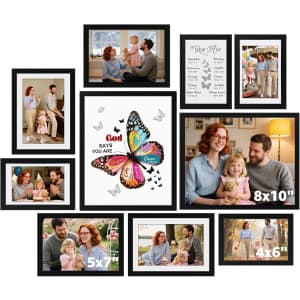 Giftgarden 10-Pack Christian Frame Set: $9.99