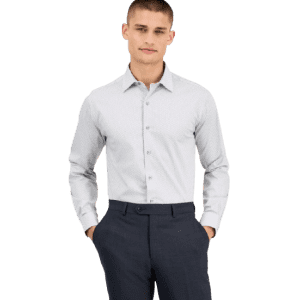 Alfani Men's Slim-Fit Temperature Regulating Dress Shirt: $19.53