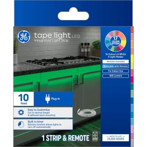 GE 10-Foot LED Tape Light: $7