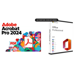 Adobe Acrobat Pro & Microsoft Office Professional License Bundle: $85