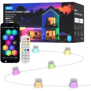 FNY 50-Foot Permanent Outdoor Smart RGB Lights: $34.99 FNY 50-Foot Permanent Outdoor Smart RGB Lights: $34.99